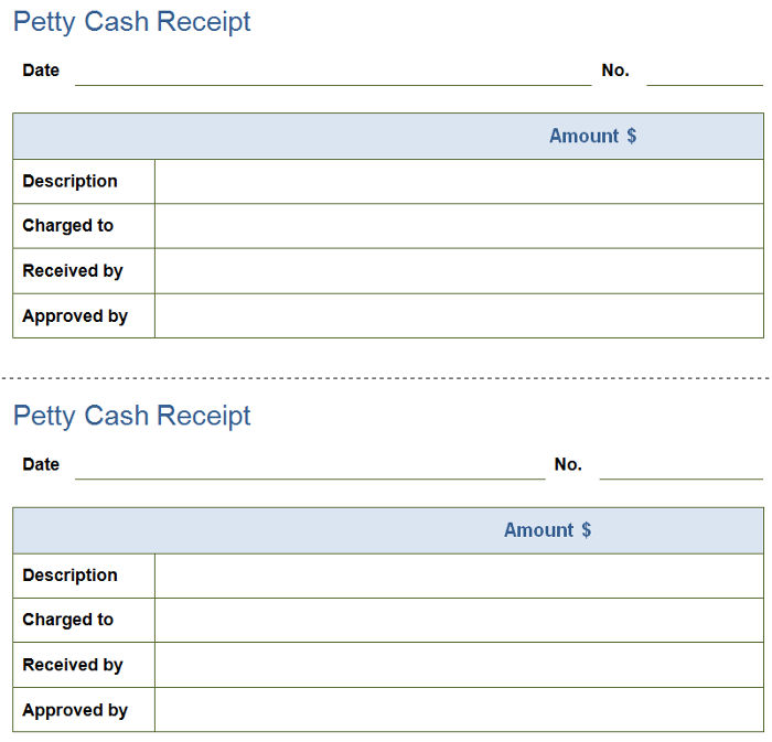 Petty Cash Receipt 2