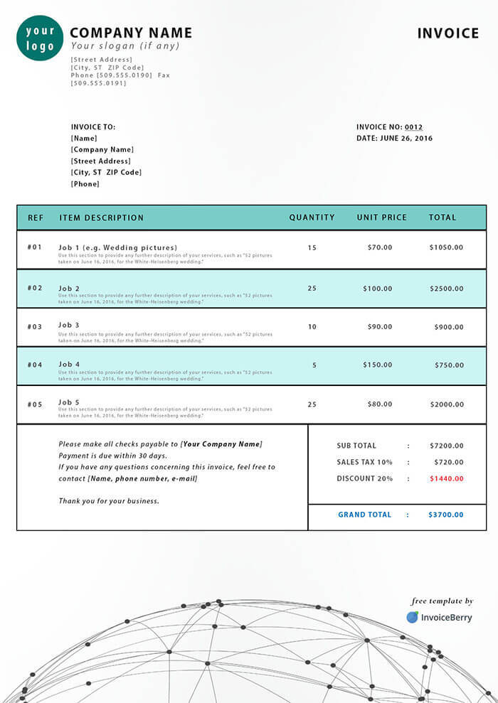 Free Invoice Templates