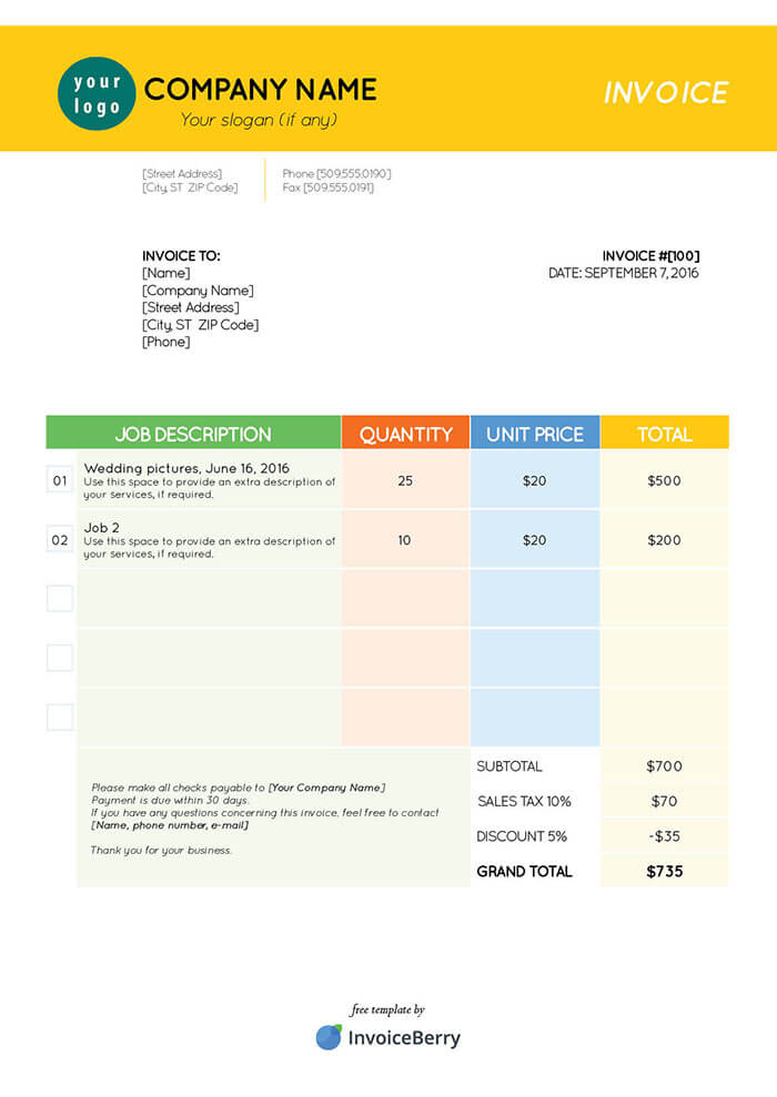 Pest Control Invoice Template (7)